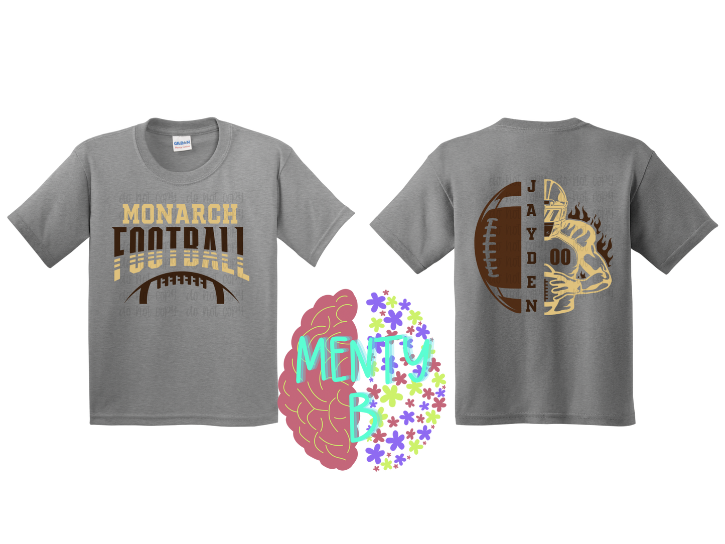 Monarch Football Player - Custom Kids