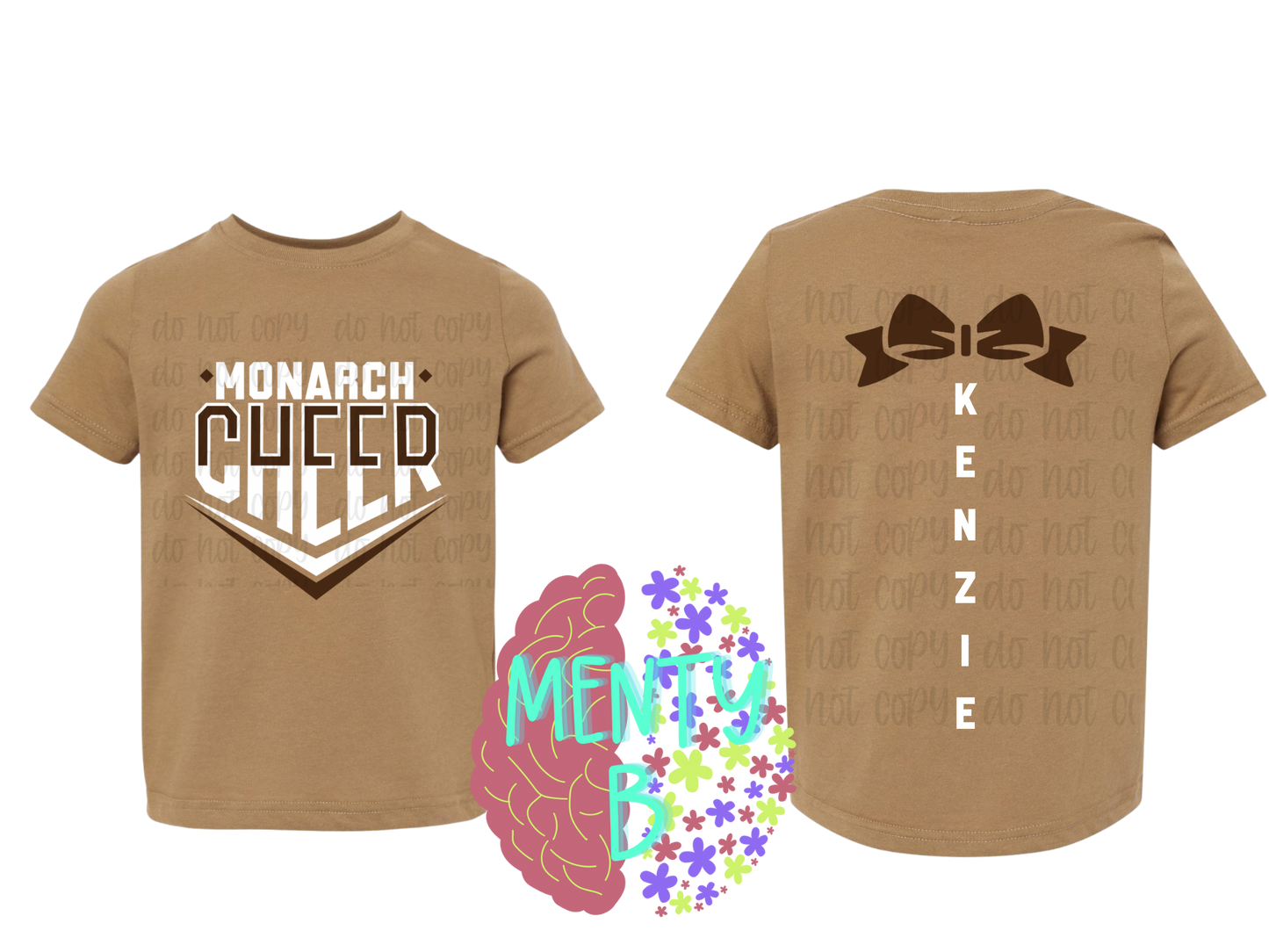 Monarch Cheer Bow - Custom Toddler