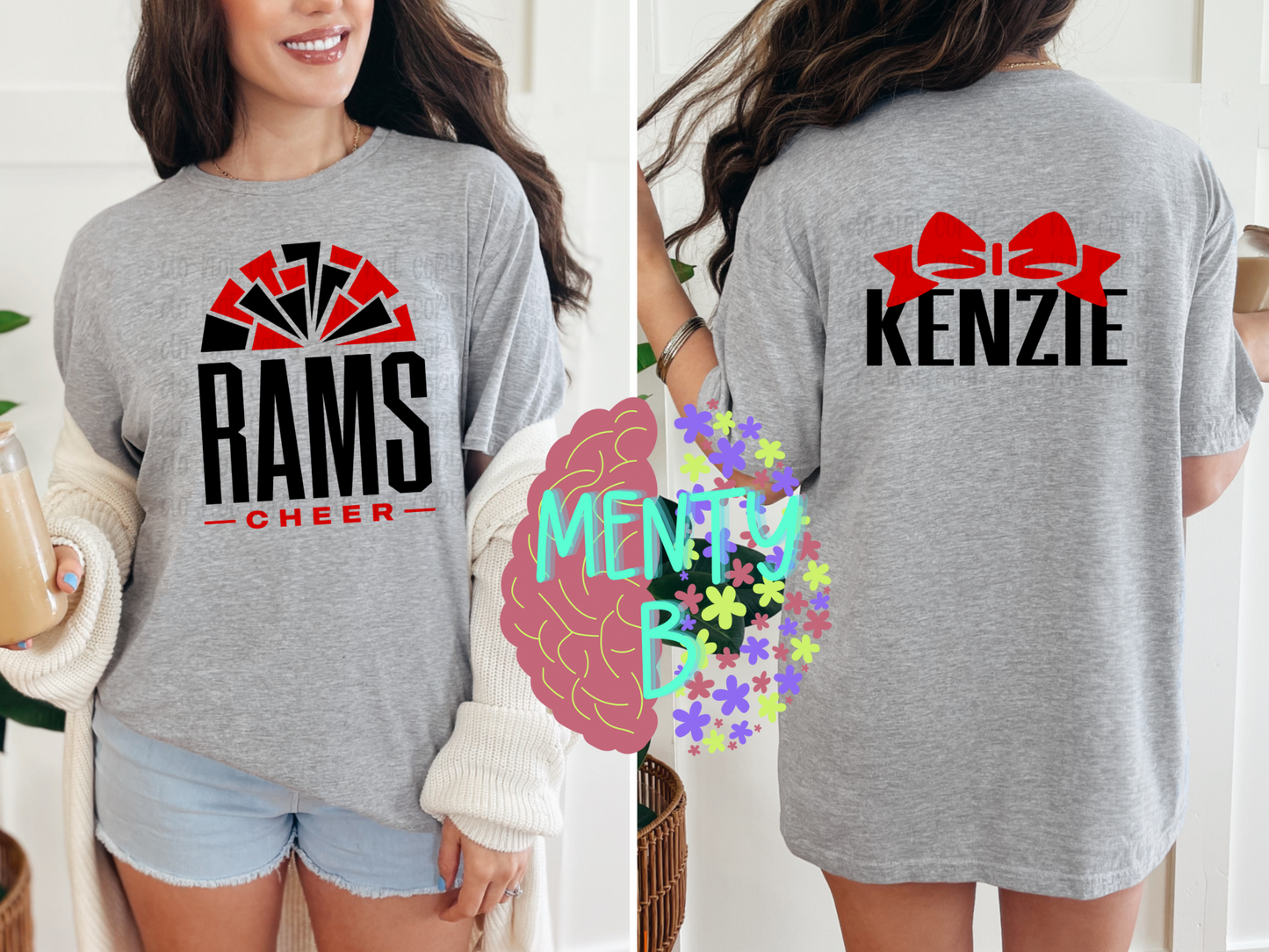 Rams Cheer Pom - Custom