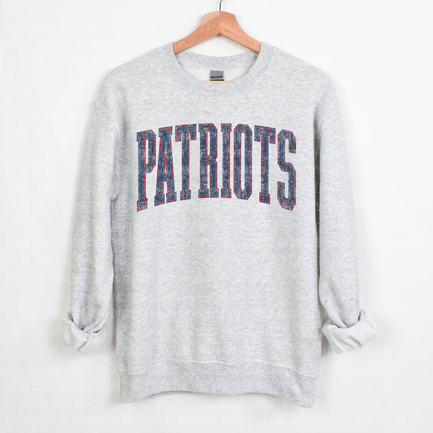 Patriots Vintage Letter Sweatshirt