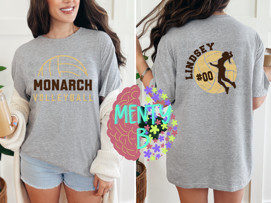 Monarch Volleyball - Custom