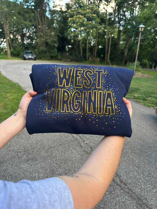 West Virginia Spangle Sweatshirt