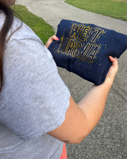 West Virginia Spangle Sweatshirt