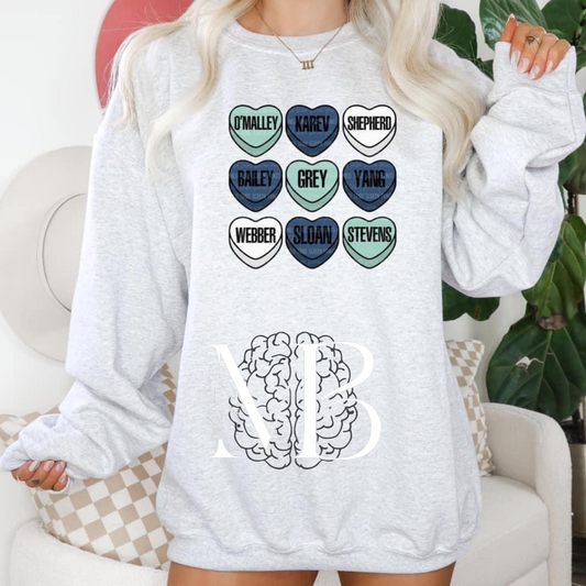 Greys Valentine Sweatshirt