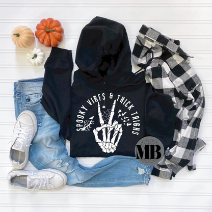 Spooky Vibes & Thick Thighs Sweatshirt