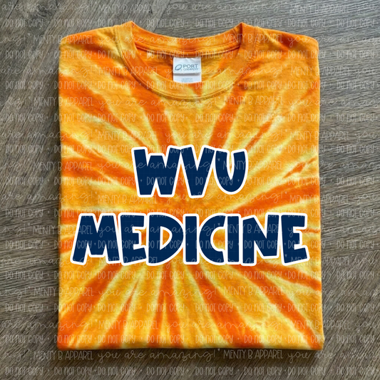 WVU Med Tie Dye