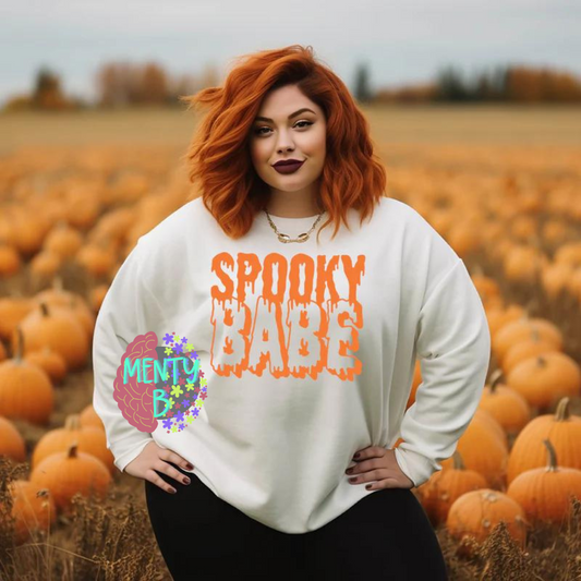 Spooky Babe (orange print)