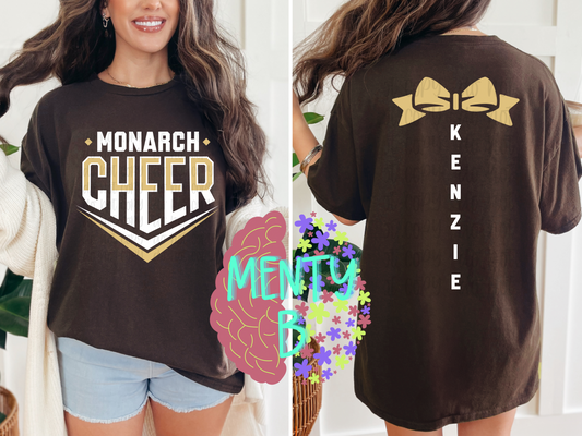 Monarch Cheer Bow - Custom