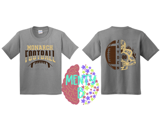 Monarch Football Player - Custom Kids