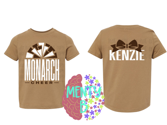 Monarch Cheer Pom - Custom Toddler