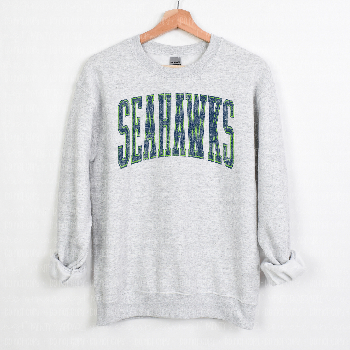 Seahawks Vintage Letter Sweatshirt